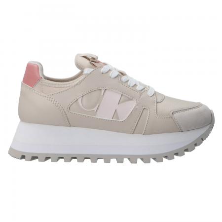 Sneakers Donna Runner low laceup Beige