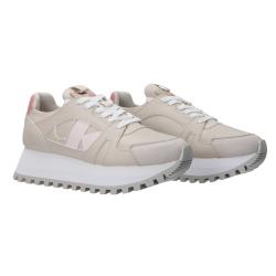 Sneakers Runner low laceup Beige