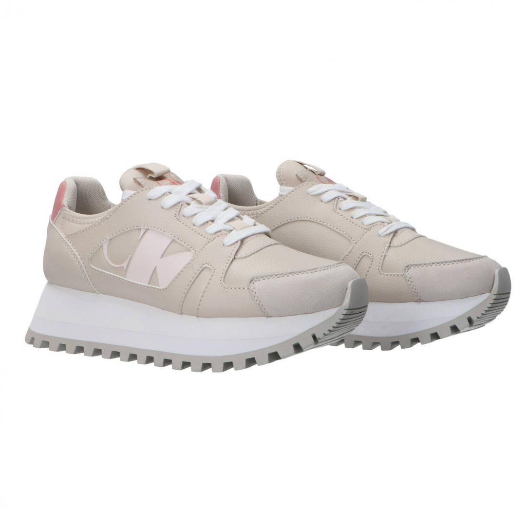 Runner low laceup Beige 2