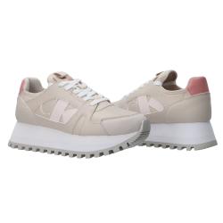 Sneakers Runner low laceup Beige