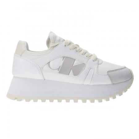 Sneakers Donna Runner low laceup Bianco