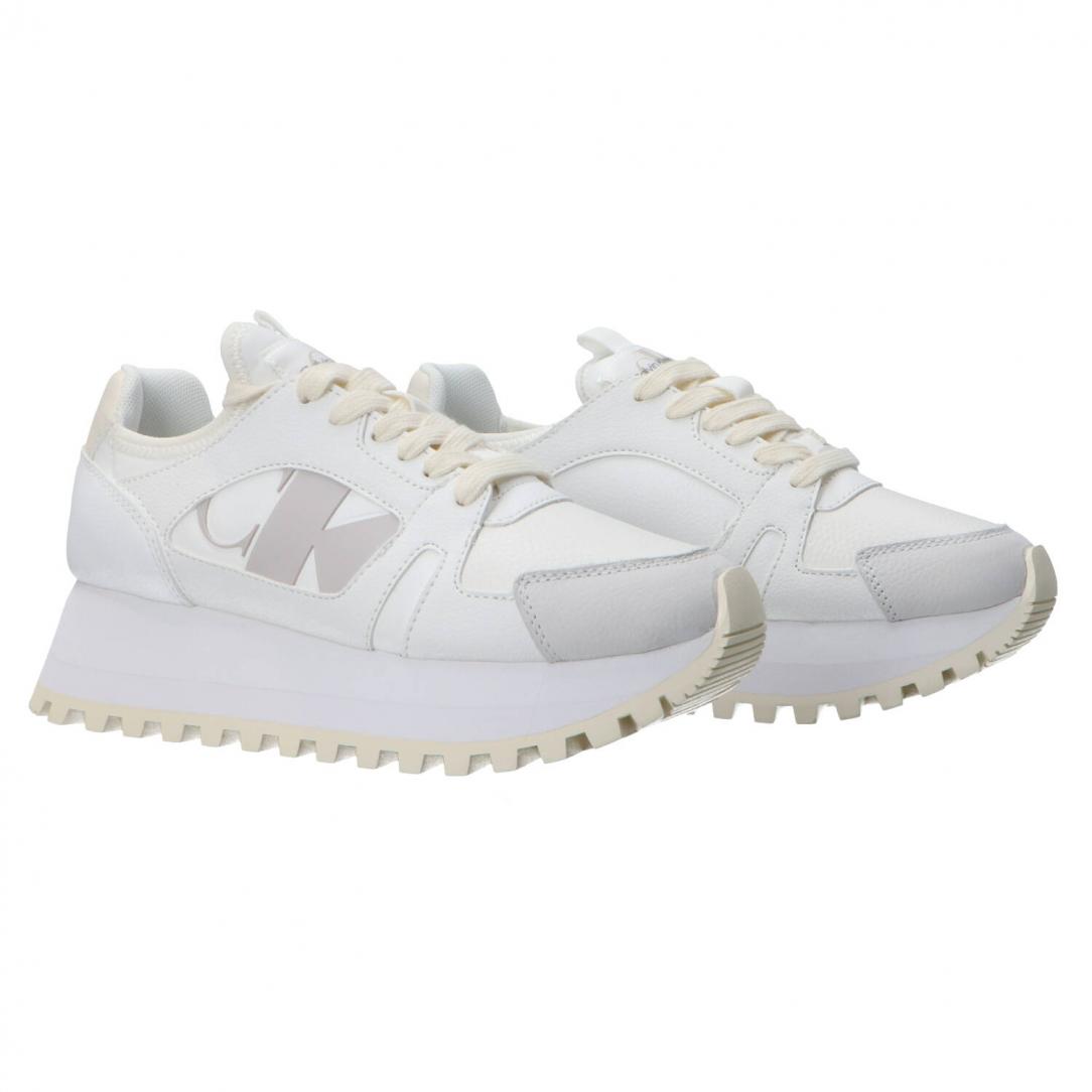 Runner low laceup Bianco 2