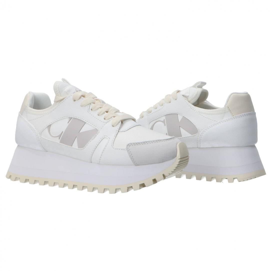 Runner low laceup Bianco 3