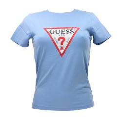 Guess T-shirt T-shirt SS CN ORIGINAL TEE Azzurro