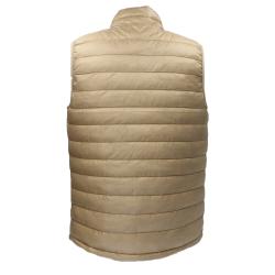 Guess Smanicato Smanicato GJ HODED PUFFER VEST Beige