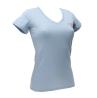 Guess T-shirt W2YI45J1314 SS VN MINI TRIANGLE TEE Azzurro - Foto 3