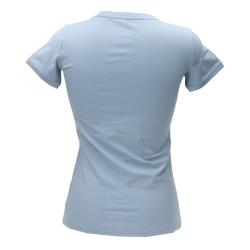 Guess T-shirt W2YI45J1314 SS VN MINI TRIANGLE TEE Azzurro