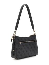 Borse a spalla ECO ERICA TOP ZIP SHOULDER BAG Nero