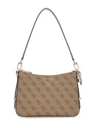 Guess Borse a spalla Borse a spalla ECO ERICA TOP ZIP SHOULDER BAG Beige