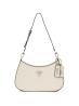 Guess Borse a spalla Borse a spalla NOELLE TOP ZIP SHOULDER BAG Off White - Foto 1