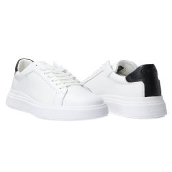 Sneakers Low top lace up bicolor Bianco