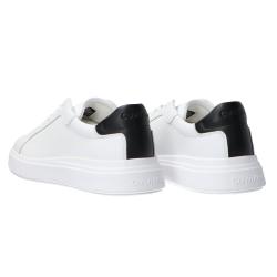 Sneakers Low top lace up bicolor Bianco