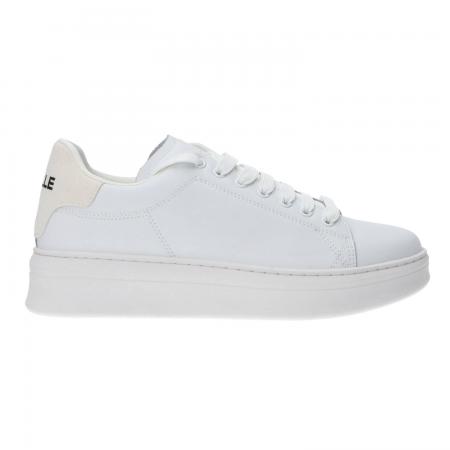 Sneakers Donna Ecopelle rubber patch linea...