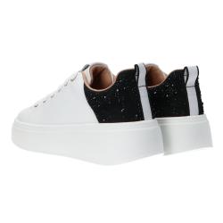 Sneakers GB915 strass bicolor Nero