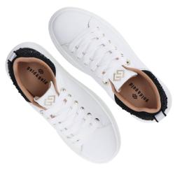 Sneakers GB915 strass bicolor Nero