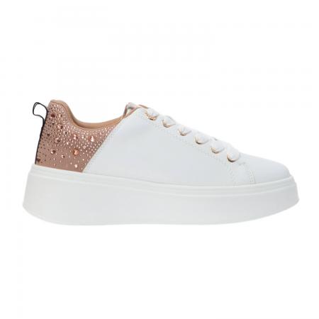 Sneakers Donna GB915 strass bicolor Rosa