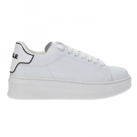 Sneakers Donna GACAW01300 Leather Bianco