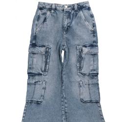 Jeans KORI CARGO Denim Chiaro