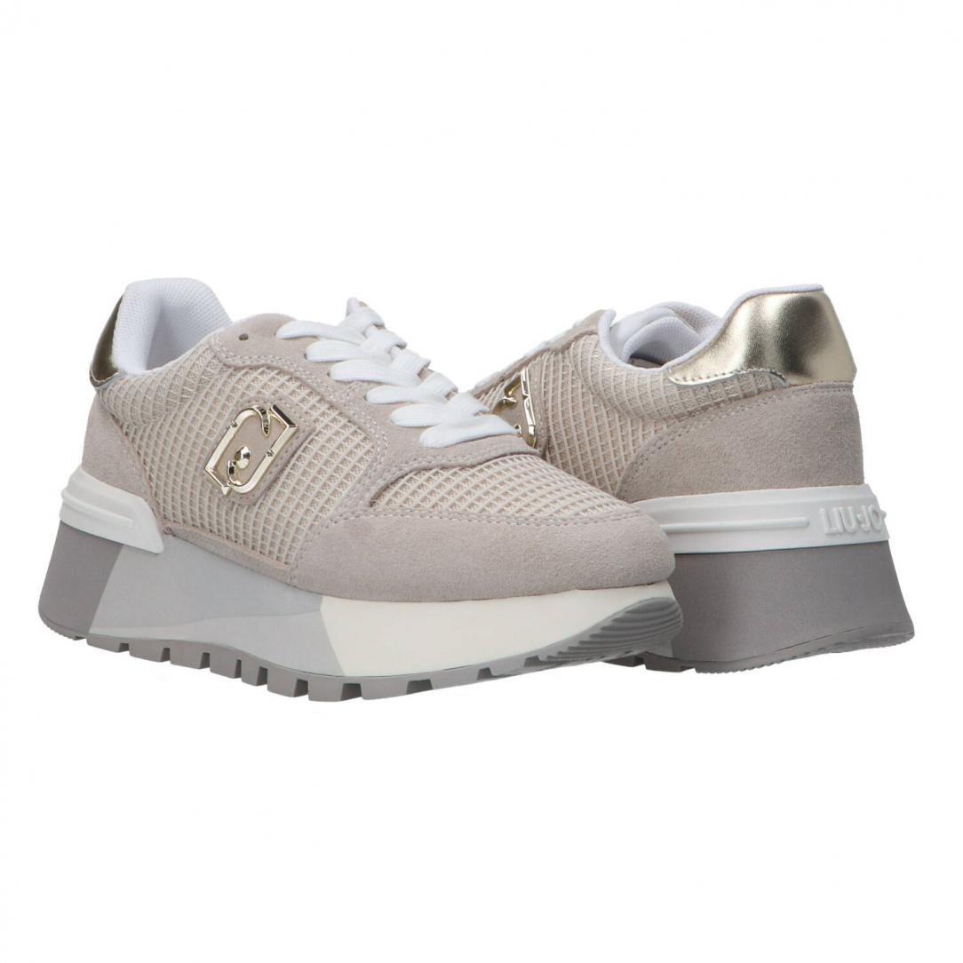 Amazing 25 platform mesh suede Beige Amazing 25 platform mesh suede Beige 3