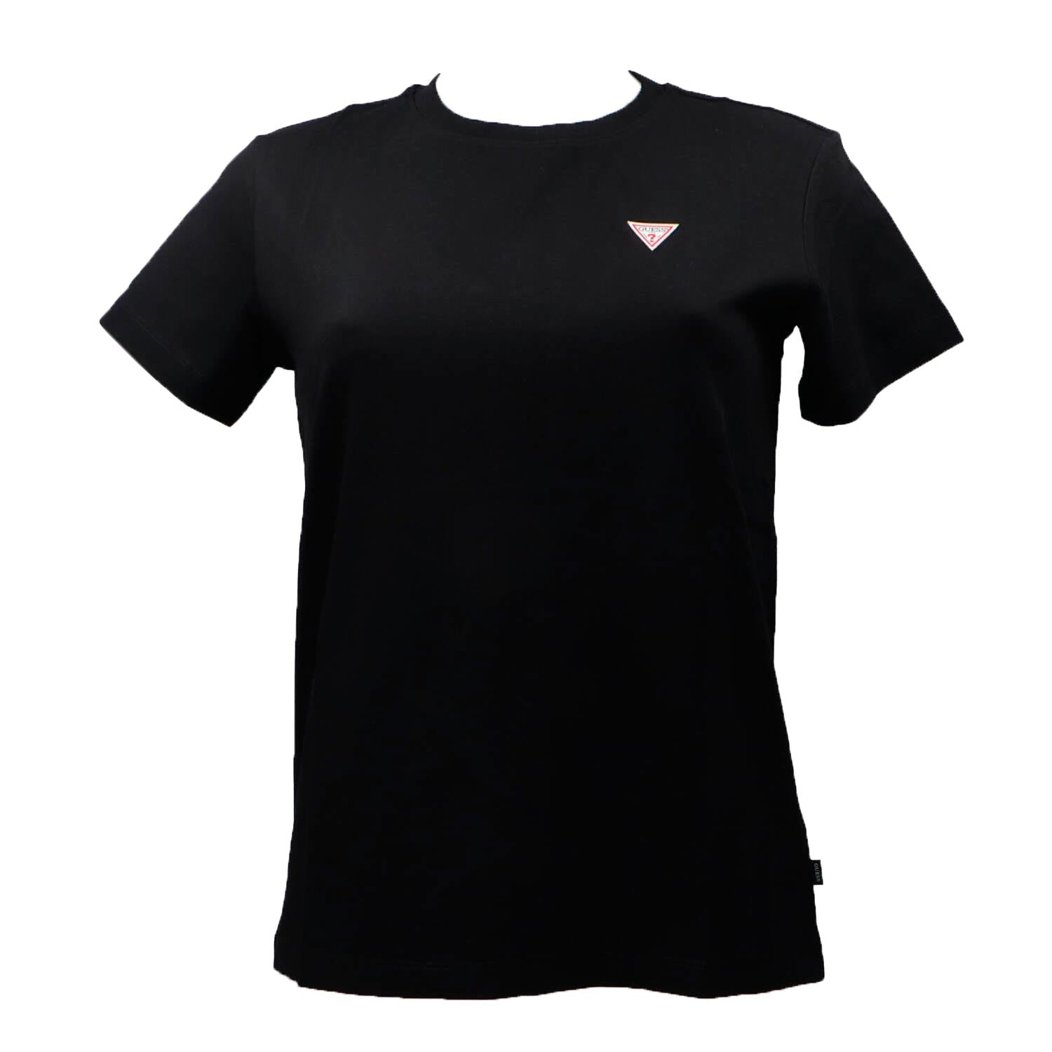 Guess T-shirt T-shirt GJ SS CN REG MINI TRIANGLE TEE Nero