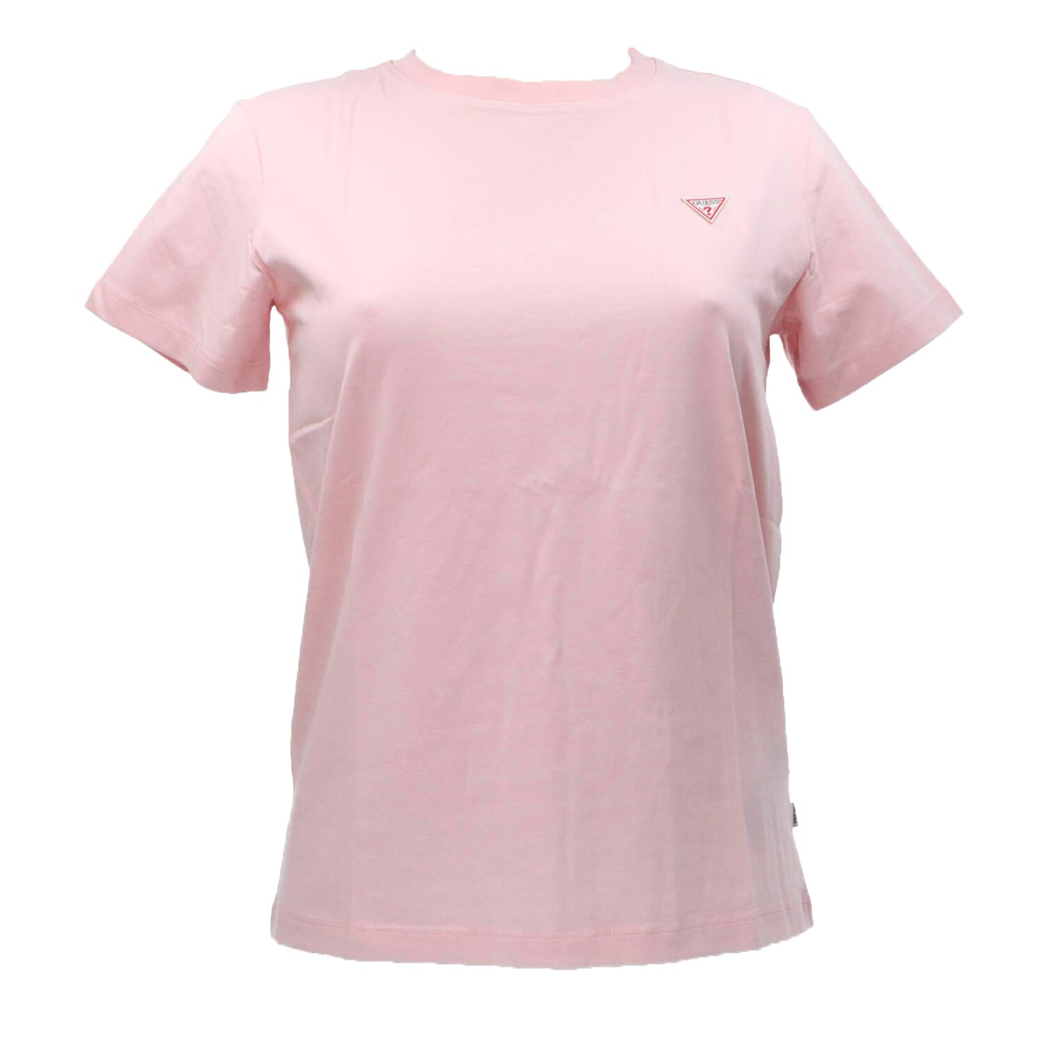 Guess T-shirt T-shirt GJ SS CN REG MINI TRIANGLE TEE Rosa