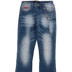 Jeans JEANS C/LOGO GRANDE DIETRO Denim