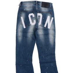 Jeans JEANS C/LOGO GRANDE DIETRO Denim