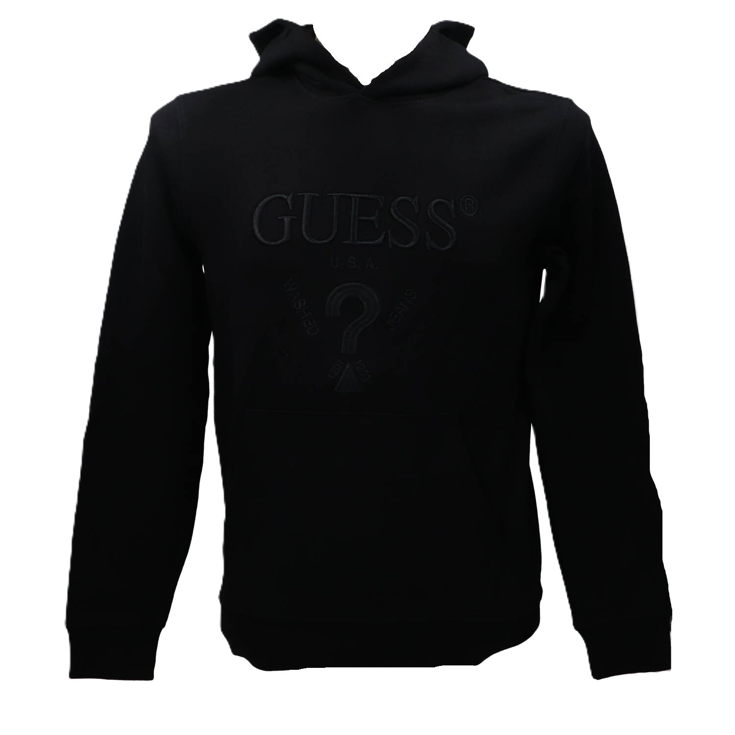 Guess Felpe Felpe BEAU HOODIE SWEATSHIRT Nero