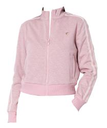 Guess Felpe Felpe JEAN G LOGO FULL ZIP SWEATSHIRT Rosa
