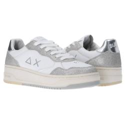 Sneakers Basket love lady Argento