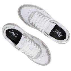 Sneakers Basket love lady Argento