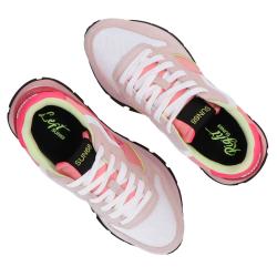 Sneakers Ally texile bicolor Rosa