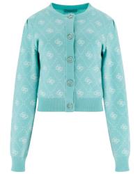 Guess Cardigan Cardigan SARAH 4G CARDI Verde Acqua