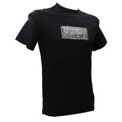 Guess T-shirt T-shirt SS CN BOX TEE Nero