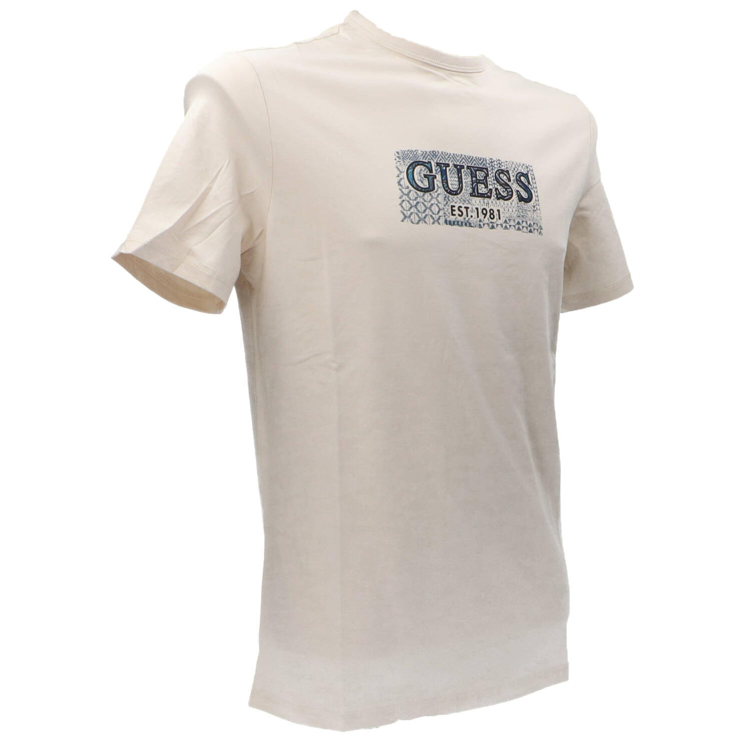 Guess T-shirt T-shirt SS CN BOX TEE Beige