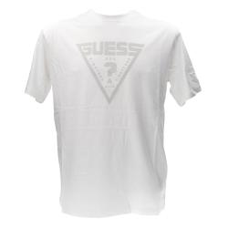 Guess T-shirt T-shirt Azha cn over Bianco