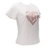 Guess T-shirt T-shirt Julia rhinestone ss Bianco panna - Foto 2