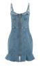 Guess Vestiti Vestiti MARCELA DRESS Denim - Foto 2