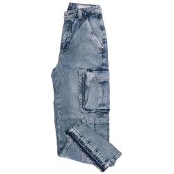 Guess Jeans Jeans KORI CARGO Denim Chiaro