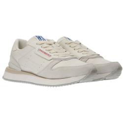 Sneakers Leather 27108 Beige panna