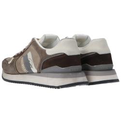 Sneakers Sneaker nylon e suede 27107 Marrone