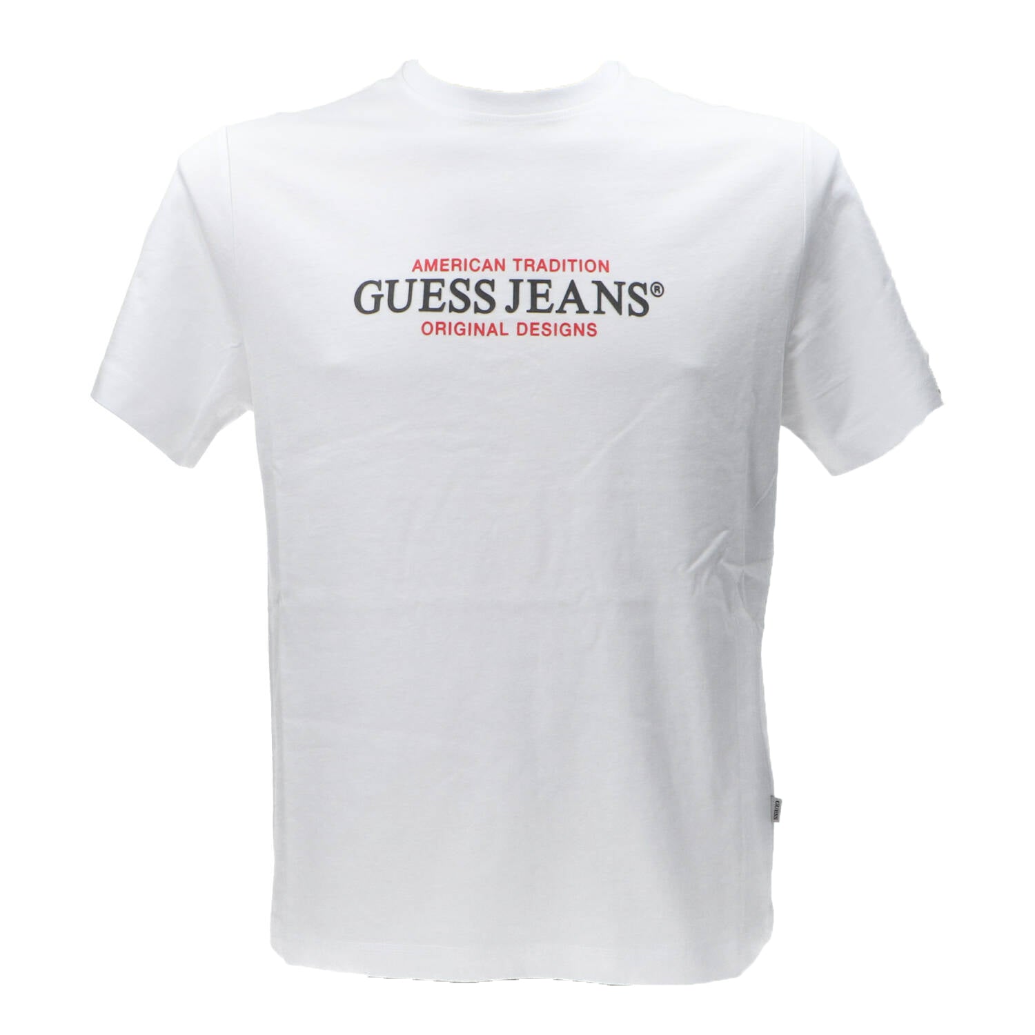 Guess T-shirt T-shirt GJ SS CN REG AMERICAN TRAD TEE Bianco