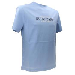 T-shirt GJ SS CN REG AMERICAN TRAD TEE Azzurro