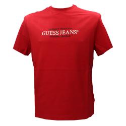 Guess T-shirt T-shirt GJ SS CN REG AMERICAN TRAD TEE Rosso