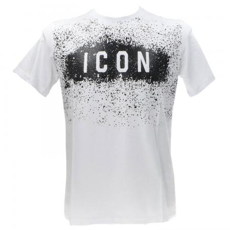T Shirt Uomo T-SHIRT C/BANDINE Bianco