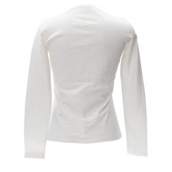 T-shirt LS CN TRIANGLE LOVE TEE Bianco