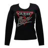 Guess T-shirt T-shirt LS CN TRIANGLE LOVE TEE Nero - Foto 1