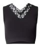 Guess Top Top RAQUEL LACE SEAMLESS TOP SWTR Nero - Foto 3