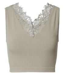 Guess Top Top RAQUEL LACE SEAMLESS TOP SWTR Verde Militare