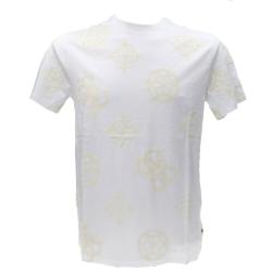 Guess T-shirt T-shirt SS BSC GUESS PEONY PRINT TEE Bianco